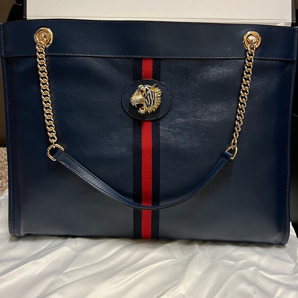 Brand New/Never Been Used Gucci Maharaja Bag in Navy Blue